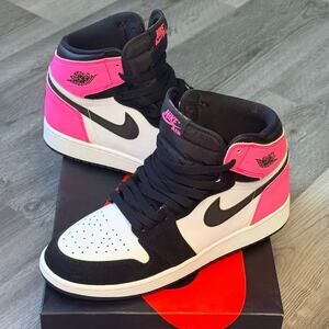 Nike Air Jordan NEW Retro High Top GG Valentines Day Drop Pink & Black 7Y